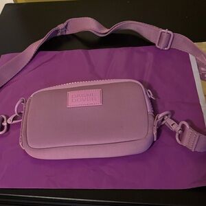 Bold Lilac Dagne Dover Neoprene Crossbody Bag